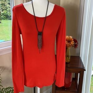 J CREW LONG SLEEVE RIB TEE